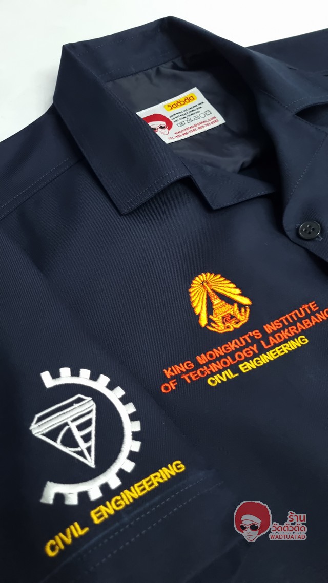  เสื้อช็อป วิศวกรรมโยธา คณะวิศวกรรมศาสตร์ สถาบันเทคโนโลยีพระจอมเกล้าเจ้าคุณทหารลาดกระบัง