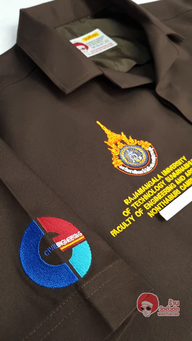 เสื้อช็อป สาขาวิศวกรรมโยธา คณะวิศวกรรมศาสตร์ มหาวิทยาลัยเทคโนโลยีราชมงคลสุวรรณภูมิ